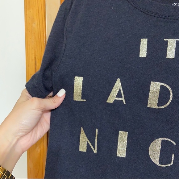 NEW J. Crew It's Ladies Night Sparkle Tee T-Shirt - Picture 3 of 7